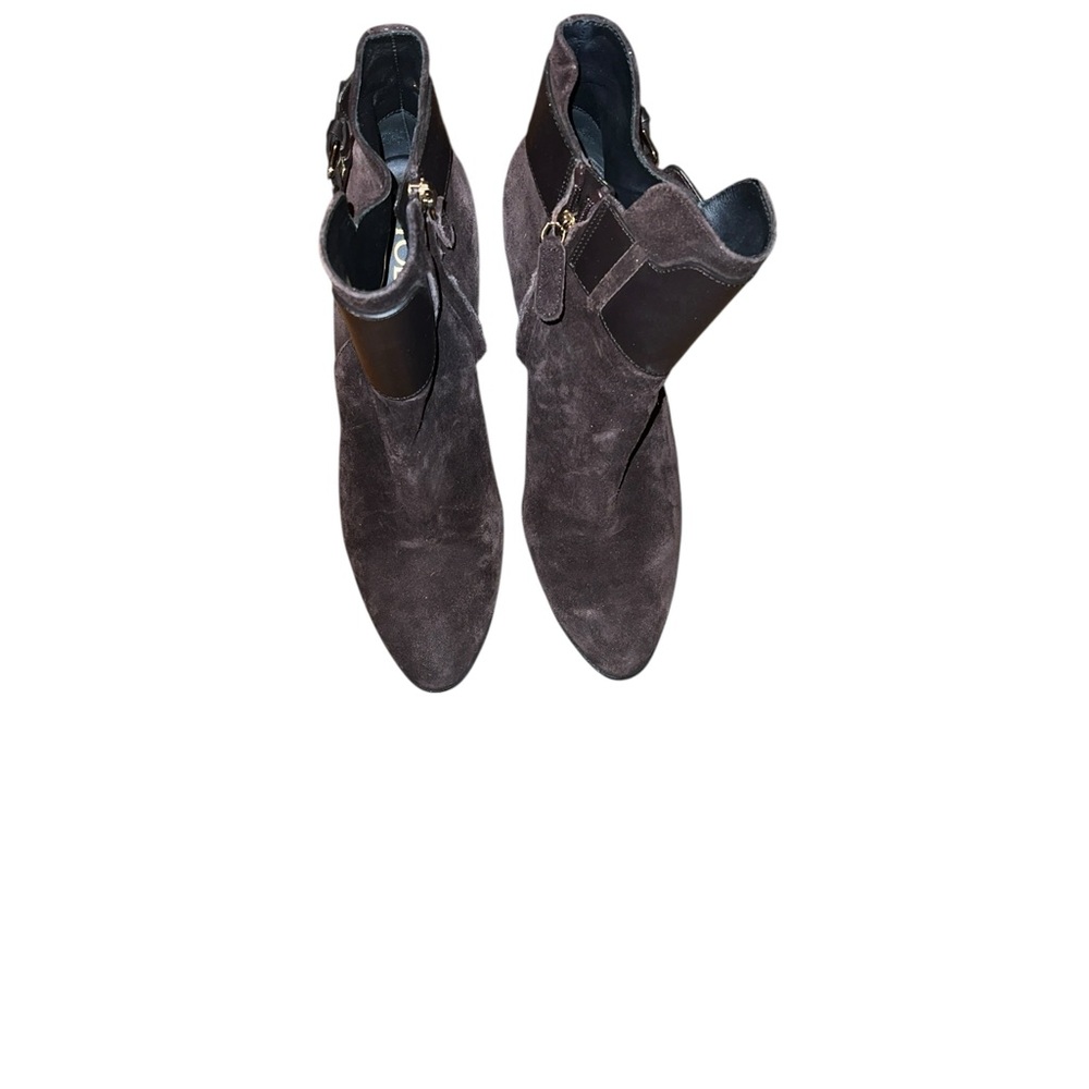 Tod’s Brown Suede Ankle Boots with Zipper Size 39